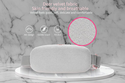 Heated Menstrual Pain Relief Belt - Vibration Therapy for Period Cramps