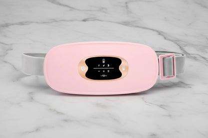 Heated Menstrual Pain Relief Belt - Vibration Therapy for Period Cramps